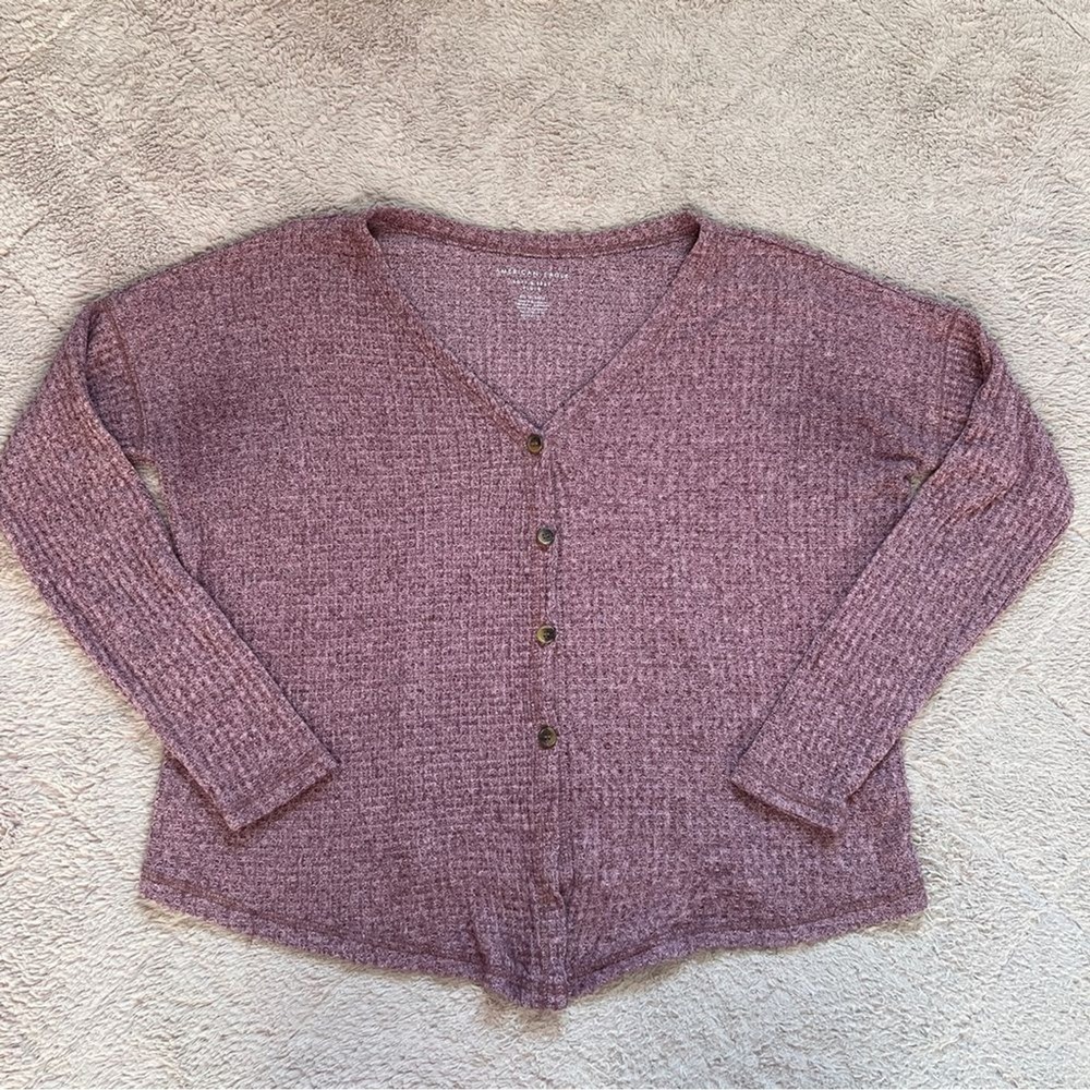 American Eagle‎ Soft & Sexy Plush Top Minimalist Capsule Lagenlook Lounge Sz XS